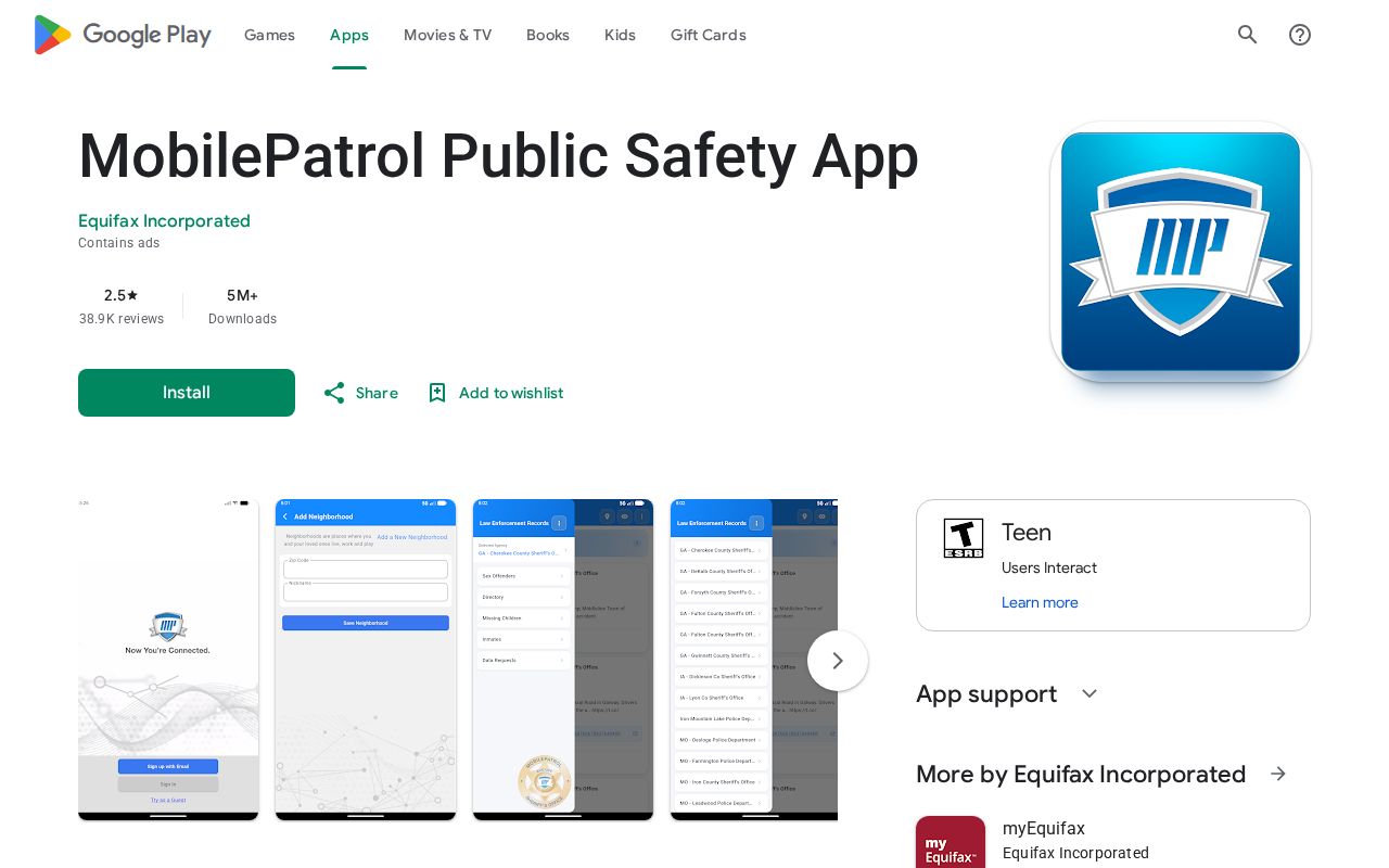 Franklin County booking and custody alert channel through the sheriff-linked MobilePatrol app