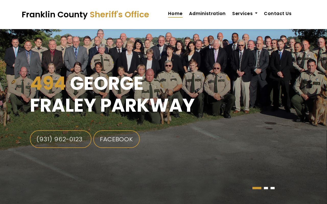 Franklin County jail roster access on the sheriff's official booking-record source